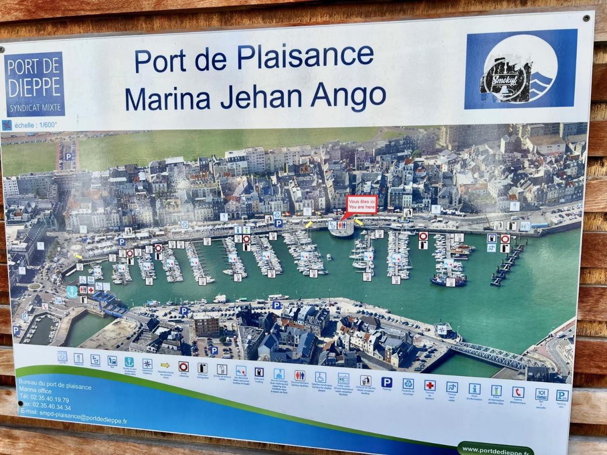 La Dunette - Splendide Vue Port Avec Les Bateaux Dieppe Exterior foto