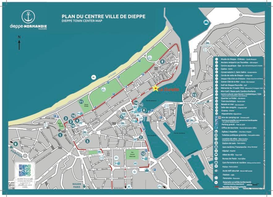 La Dunette - Splendide Vue Port Avec Les Bateaux Dieppe Exterior foto